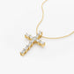 0.38CTW Baguette Diamond Cross Necklace  customdiamjewel   