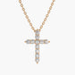 0.35CTW Diamond Cross Necklace