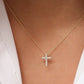 0.35CTW Diamond Cross Necklace  customdiamjewel   
