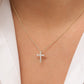 0.35CTW Diamond Cross Necklace  customdiamjewel   