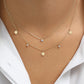 0.08CTW Dangling Diamond Necklace  customdiamjewel   