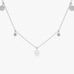 0.08CTW Dangling Diamond Necklace  customdiamjewel 10KT White Gold VVS-EF