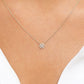 0.15CTW Mini Diamond Halo Necklace  customdiamjewel   