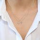 0.42CTW Diamond Cross Necklace  customdiamjewel   