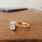 1.25CT Round Cut Bezel Set Moissanite Engagement Ring  customdiamjewel   