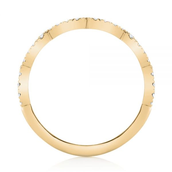 Half Eternity Twisted Wedding Band  customdiamjewel   
