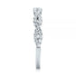Half Eternity Twisted Wedding Band  customdiamjewel   