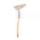 U Shape Moissanite Wedding Band For Her  customdiamjewel   
