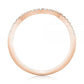 U Shape Moissanite Wedding Band For Her  customdiamjewel   