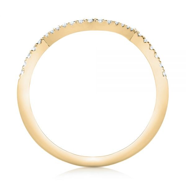 U Shape Moissanite Wedding Band For Her  customdiamjewel   