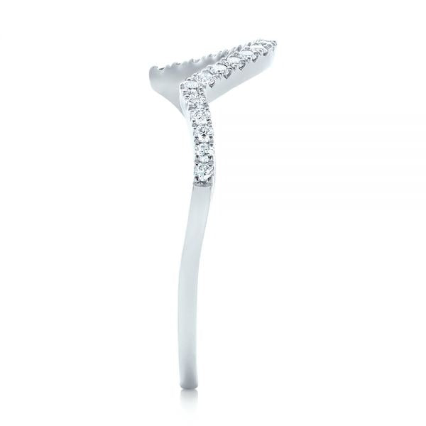 U Shape Moissanite Wedding Band For Her  customdiamjewel   