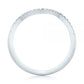 U Shape Moissanite Wedding Band For Her  customdiamjewel   
