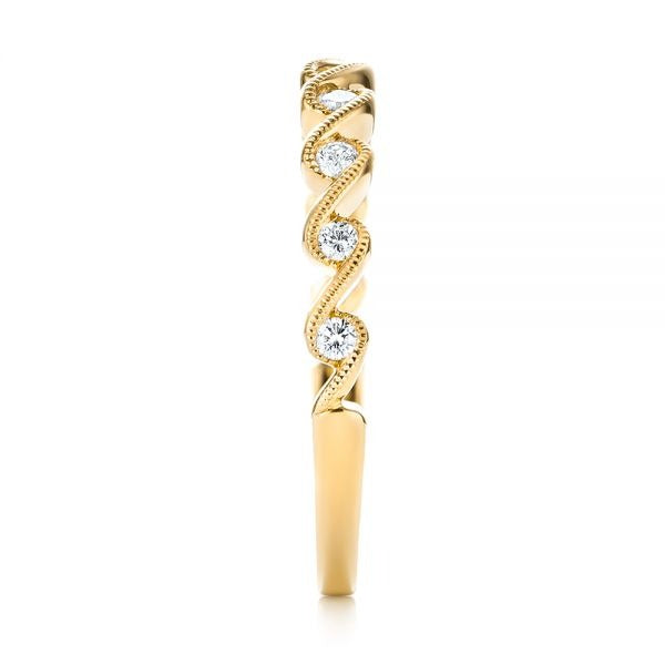 Classic Moissanite Women's Wedding Band  customdiamjewel   
