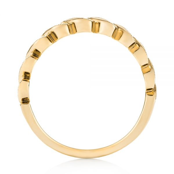 Classic Moissanite Women's Wedding Band  customdiamjewel   