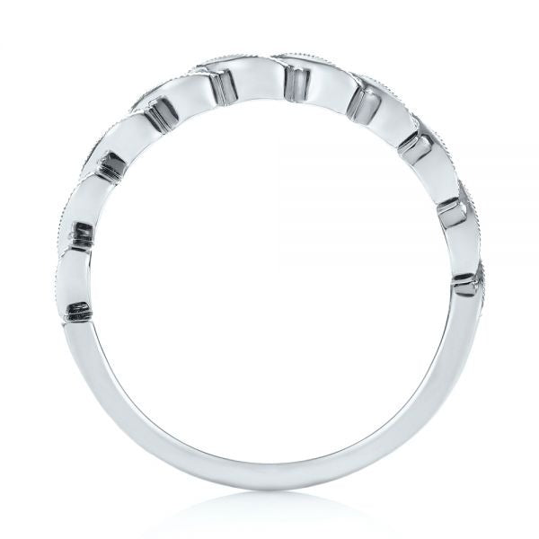 Classic Moissanite Women's Wedding Band  customdiamjewel   