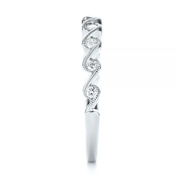 Classic Moissanite Women's Wedding Band  customdiamjewel   