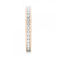 Round Cut Moissanite Wedding eternity Diamond Band  customdiamjewel   