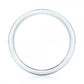 Round Cut Moissanite Wedding eternity Diamond Band  customdiamjewel   