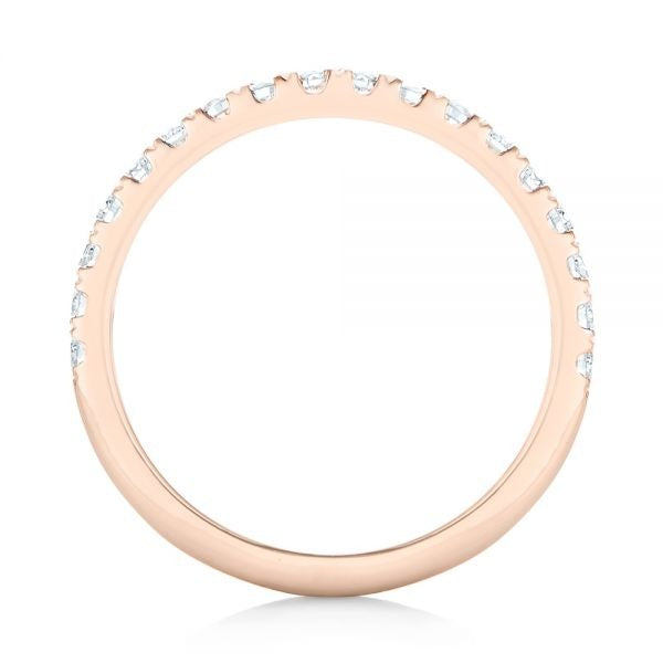 Round Cut Moissanite Wedding Eternity Diamond Band  customdiamjewel   