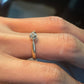 Curved Moissanite Open Shank Stacking Wedding Band  customdiamjewel   