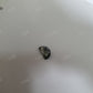 0.80CT Half Moon Cut Salt and Pepper Moissanite Round Cut Colorless Moissanite on band  customdiamjewel   