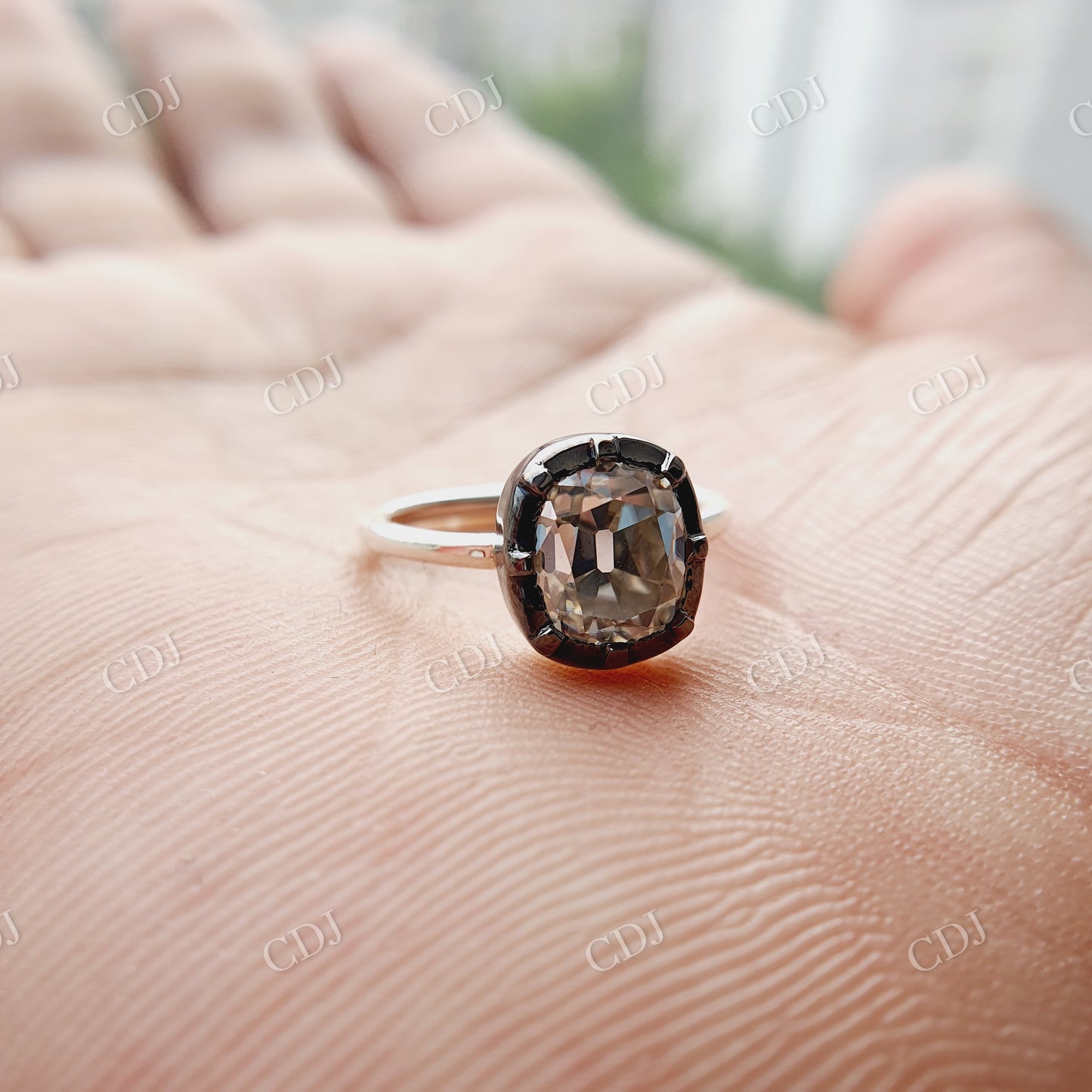 Georgian Victorian Style Engagement Ring customdiamjewel