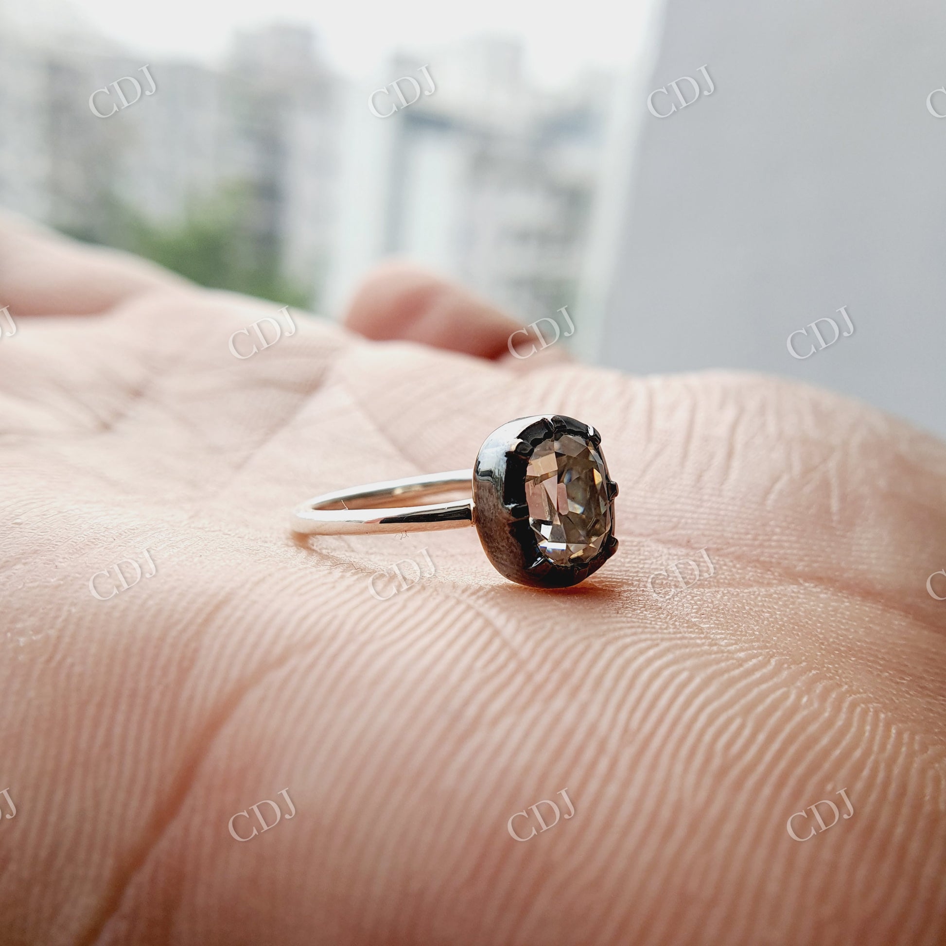 Georgian Victorian Style Engagement Ring customdiamjewel