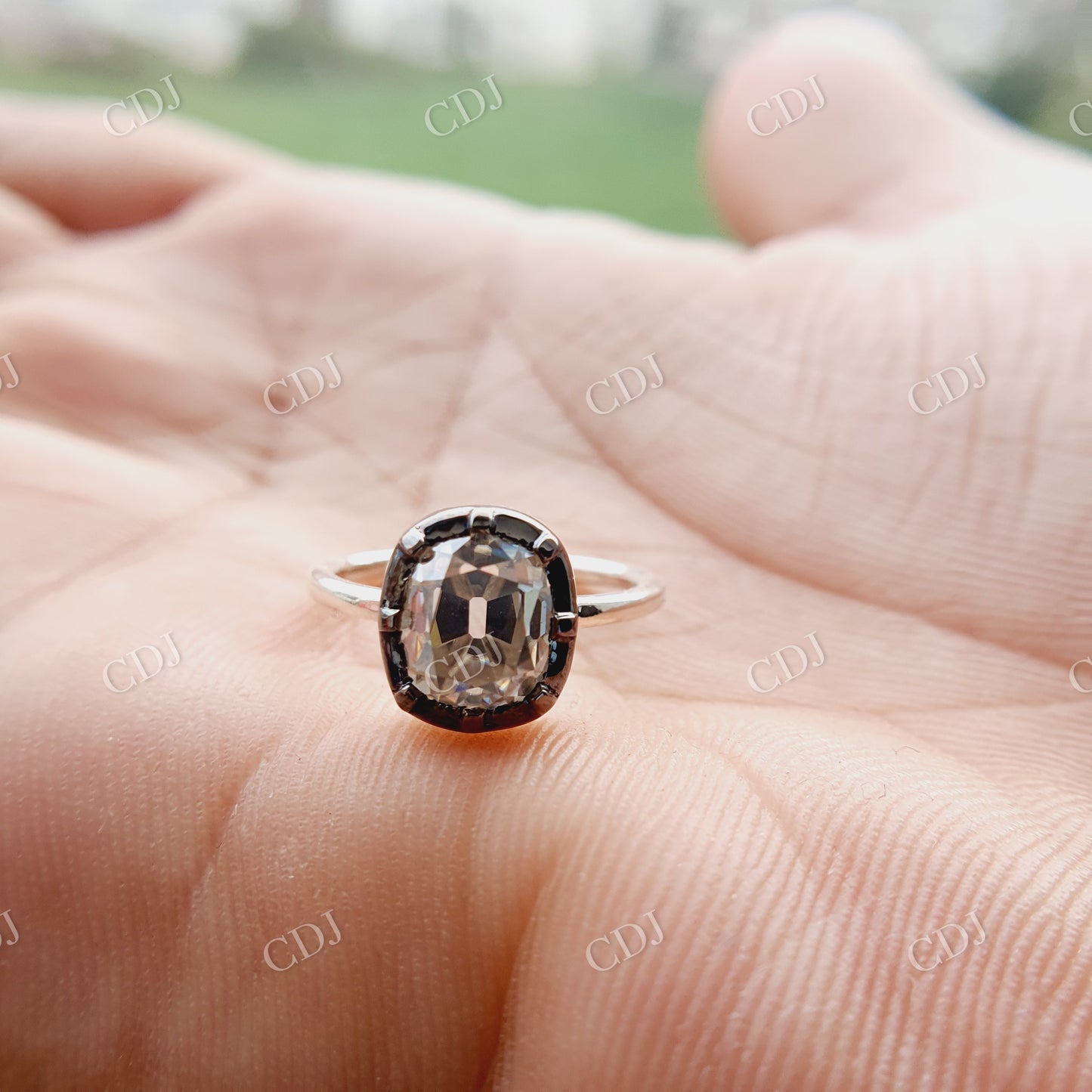 Georgian Victorian Style Engagement Ring customdiamjewel
