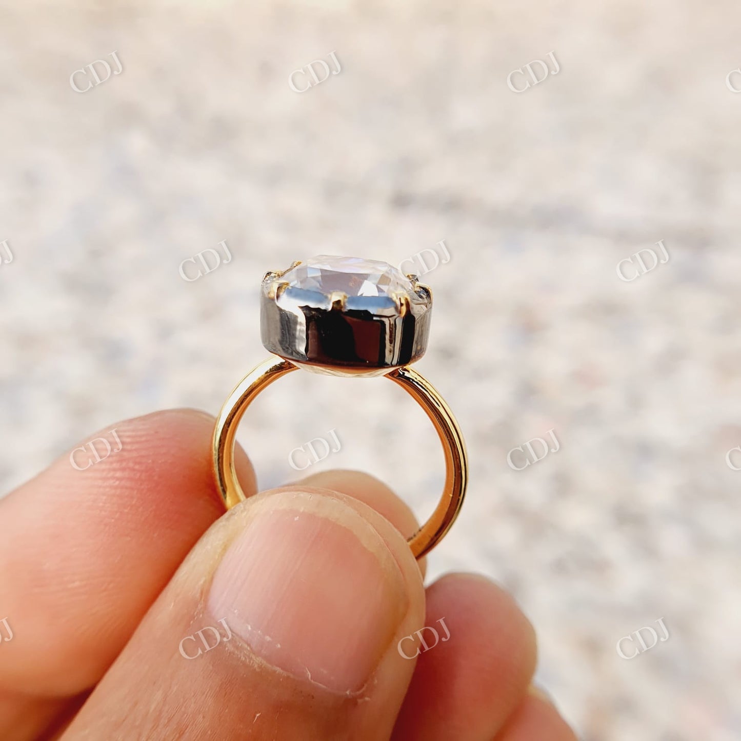 Georgian Victorian Style Engagement Ring customdiamjewel
