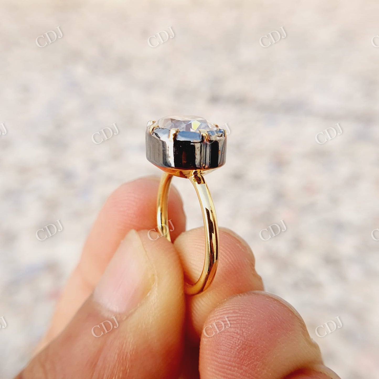 Georgian Victorian Style Engagement Ring customdiamjewel