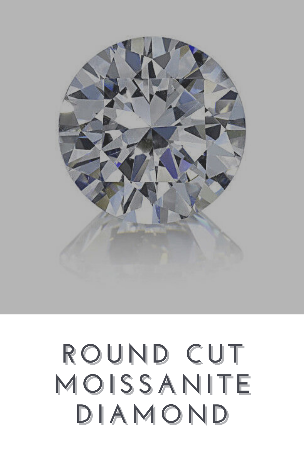 8.0MM Colorless Round Cut Loose Moissanite