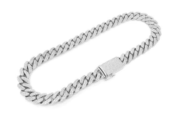 Miami Cuban Link Chain Hip Hop Necklace  customdiamjewel   