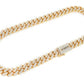Cuban Link Chain 14K Gold Diamond Hip Hop Necklace  customdiamjewel   