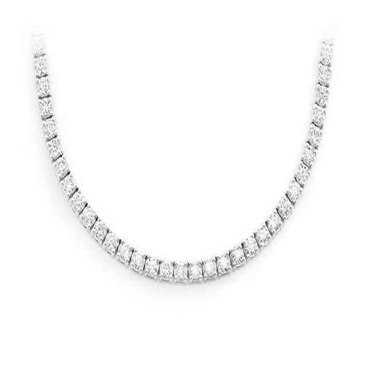 13.50CTW Prong Set Diamond Necklace  customdiamjewel   