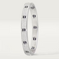 1.99CTW Real Diamond Love bracelet  customdiamjewel 10 KT Solid Gold White Gold VVS-EF