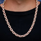 Elongated Hip Hop Iced Out Cuban Chain Necklace  customdiamjewel   