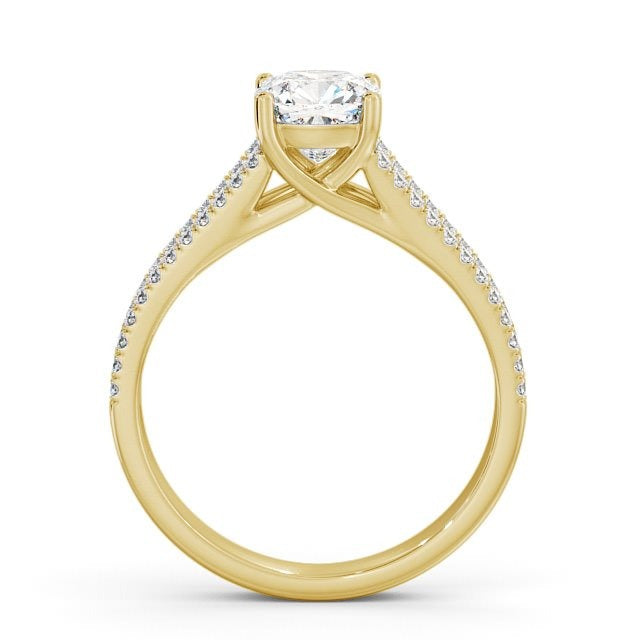 0.90CTW Cushion Lab Grown Diamond Engagement Ring