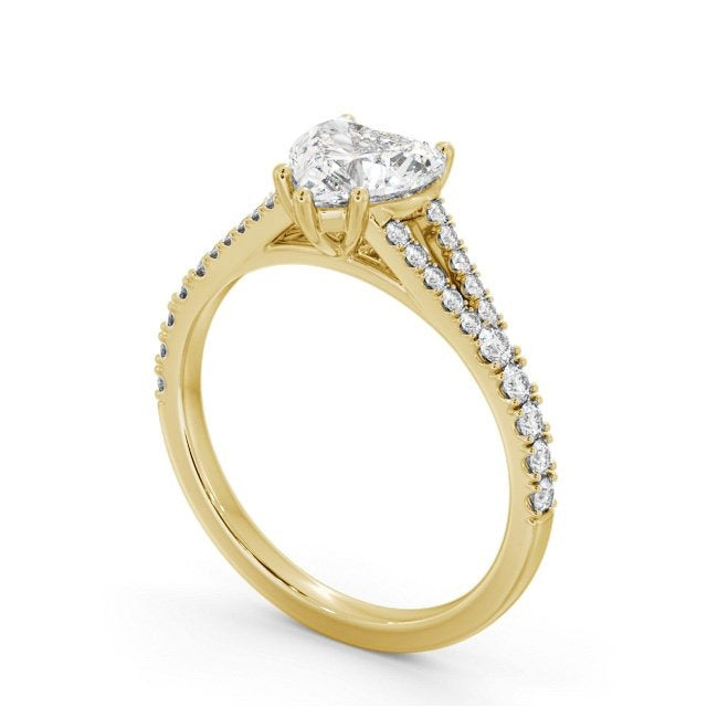 1.20CTW Heart shape Lab Grown Diamond Wedding Ring  customdiamjewel   