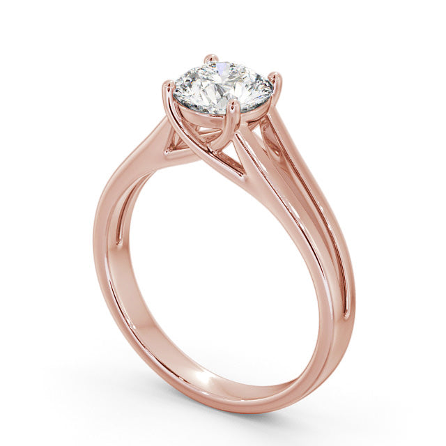 1.00CT Prong Set Round Cut Lab Grown Diamond Ring  customdiamjewel   