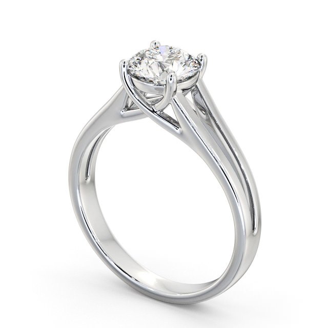 1.00CT Prong Set Round Cut Lab Grown Diamond Ring  customdiamjewel   