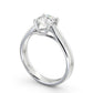 1.50CT Round Cut Solitaire Lab Grown Diamond Ring