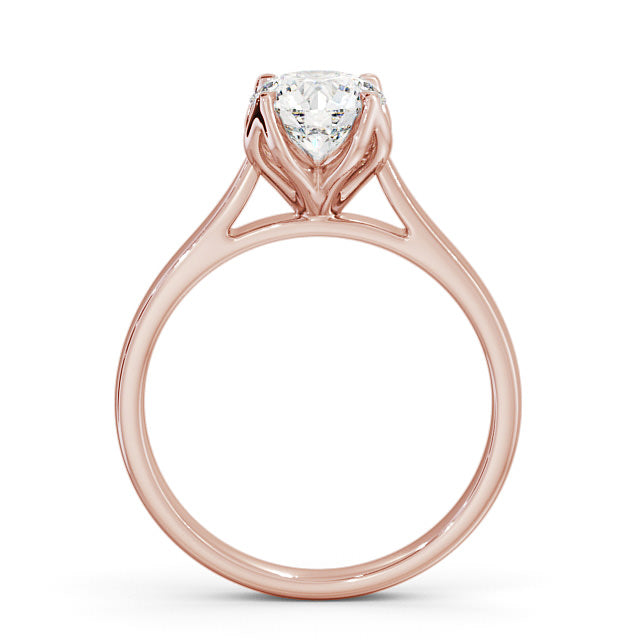 1.00CT Round Cut Lab Grown Diamond Ring  customdiamjewel   