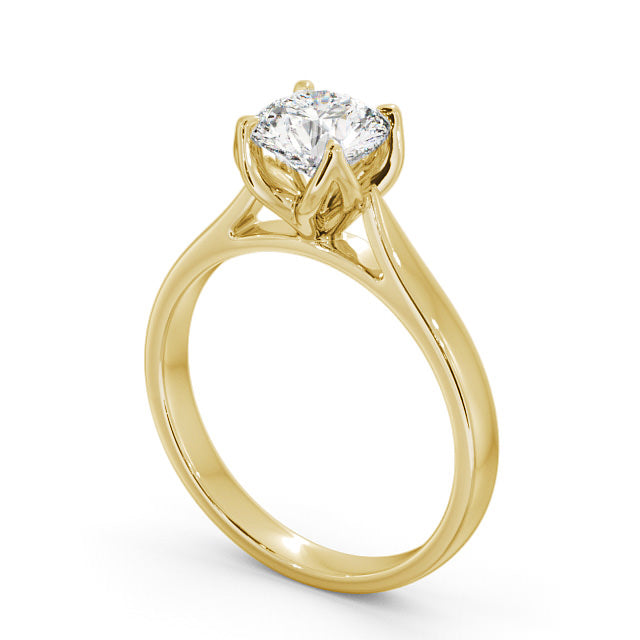 1.00CT Round Cut Lab Grown Diamond Ring  customdiamjewel   