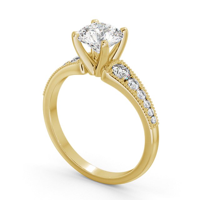Round 1.50CT Lab Grown Diamond Engagement Ring  customdiamjewel   