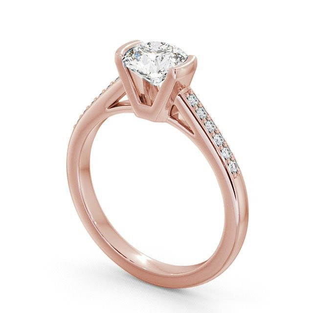 1.50CTW  Round Lab Grown Diamond Engagement Ring  customdiamjewel   
