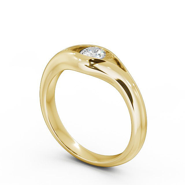 0.40CT Round Cut Solitaire Lab Grown Diamond Ring  customdiamjewel   