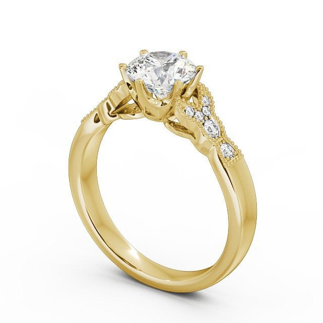Vintage 1.70CT Round Lab Grown Diamond Ring  customdiamjewel   