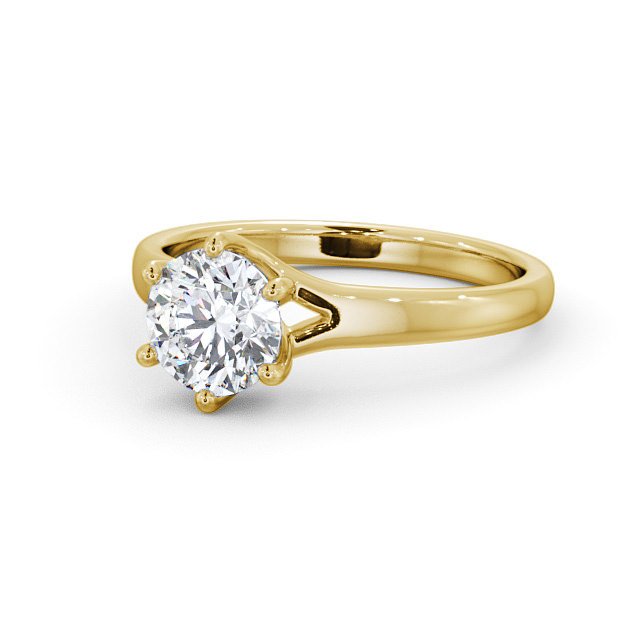 0.50CT Designer Round Solitaire Lab Grown Diamond Ring