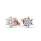 0.30CTW Cluster Lab Grown Diamond Stud Earrings
