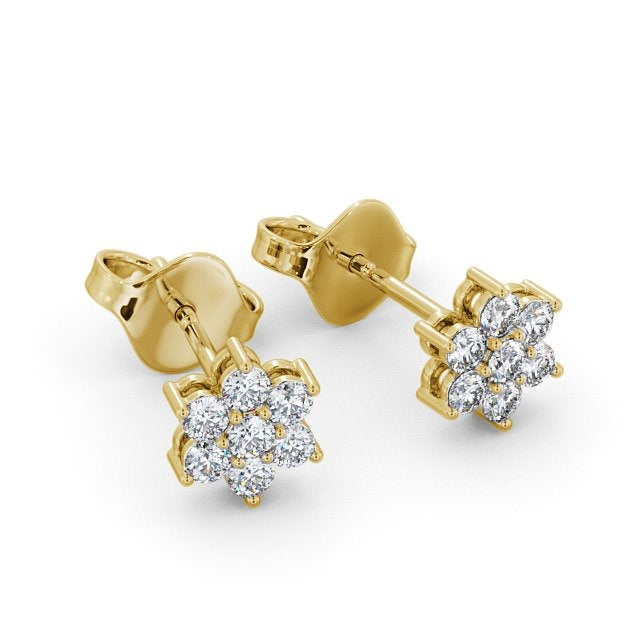 0.30CTW Cluster Lab Grown Diamond Stud Earrings